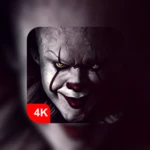 horror wallpapers 4k - scary android application logo